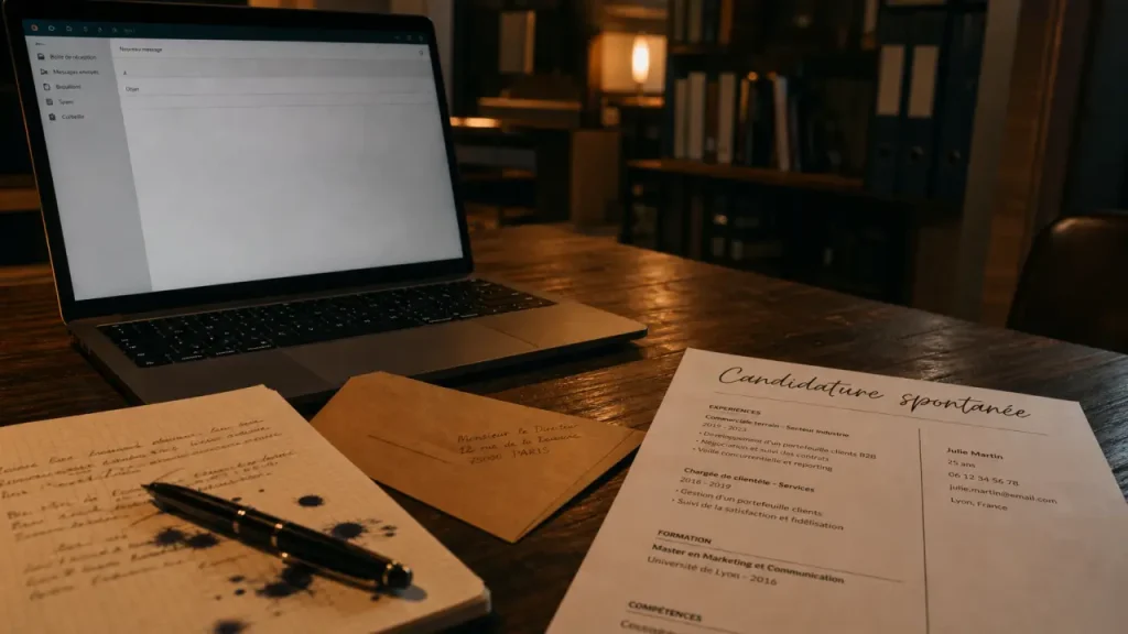 Exemple mail pour candidature spontanée : objet, personnalisation et relance