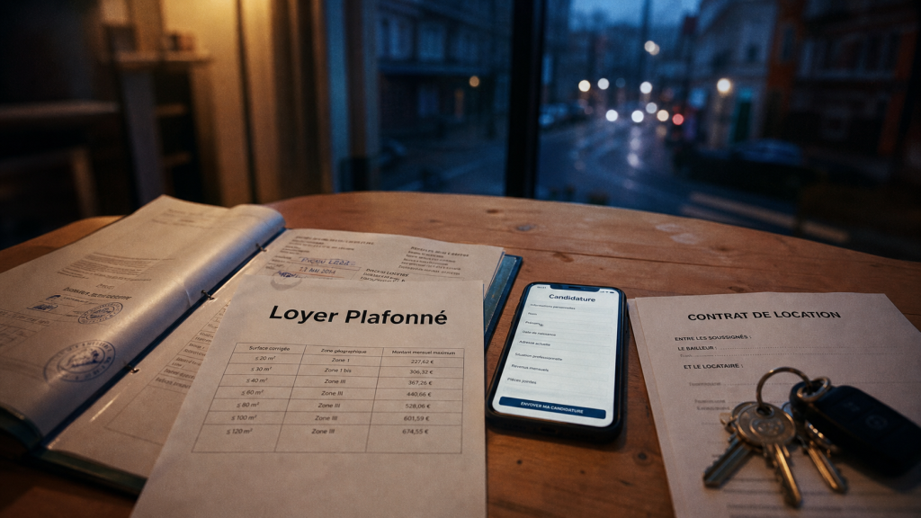 Logement locatif interm : loyer plafonné, dossier locatif