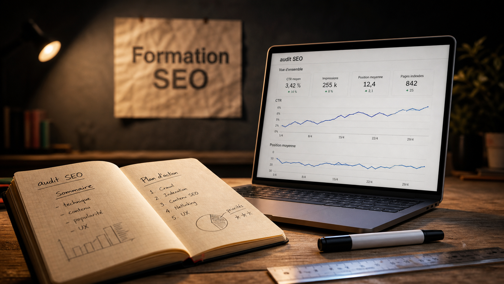 Meilleure formation seo : audit SEO et KPI