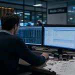 Middle office banque : analyste contrôle des opérations sur écrans