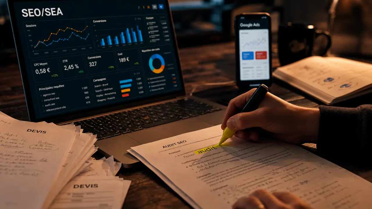 Référencement tarif SEO ou SEA : devis, audit et budget