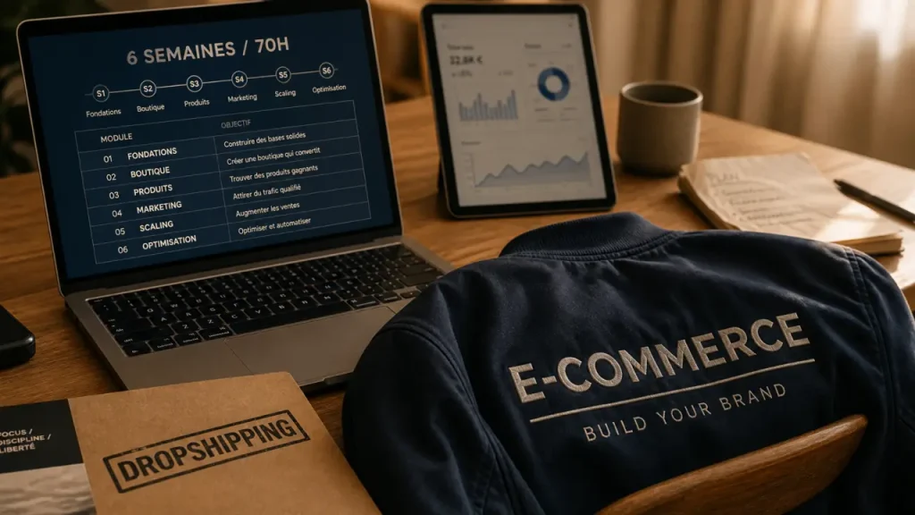 Ecom Blueprint : 6 semaines pour lancer sa boutique et éviter les pièges du dropshipping