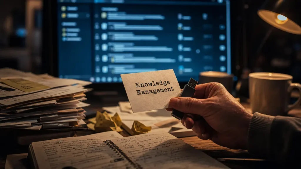 La gestion des connaissances en entreprise, du savoir dispersé à la mémoire utile