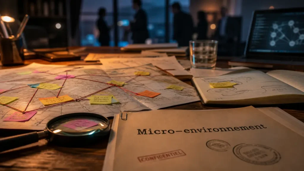 Micro-environnement d’entreprise : clients, fournisseurs et concurrents à analyser
