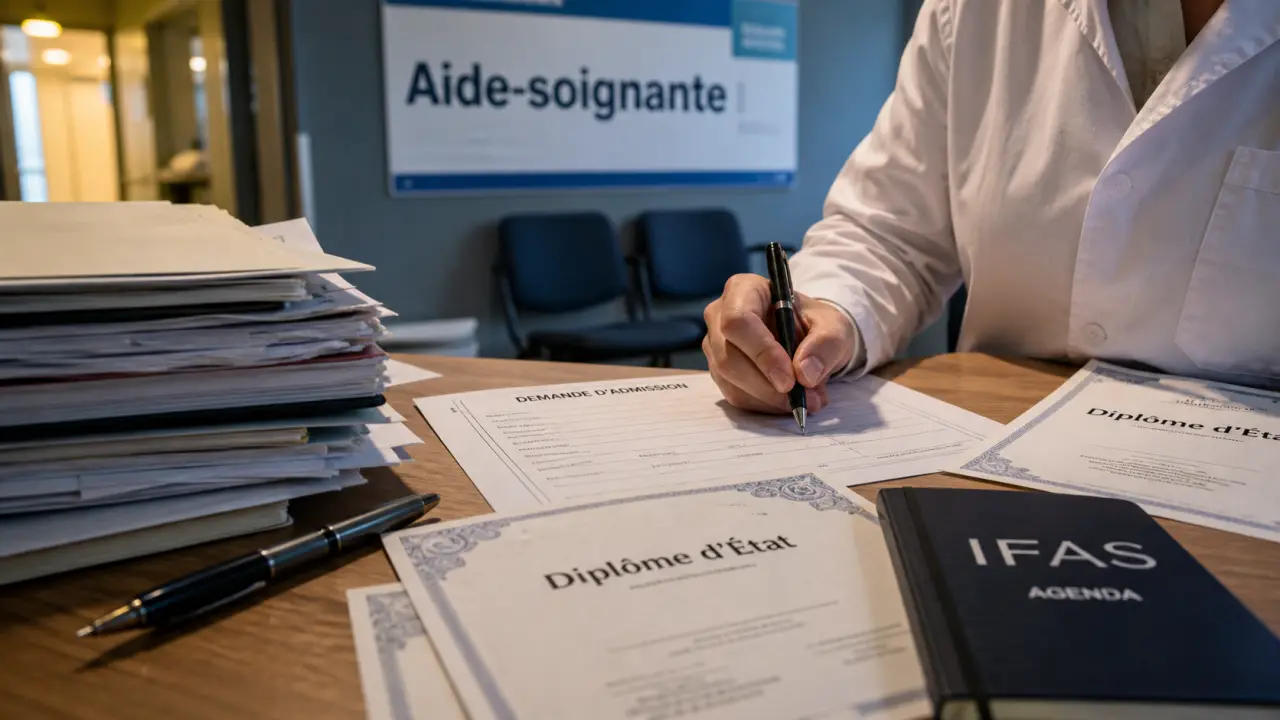 pole emploi formation aide soignante : dossiers IFAS en centre de formation