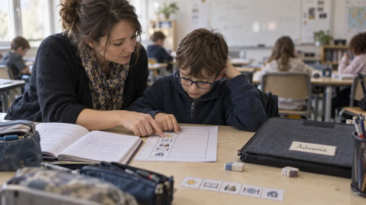 Devenir AESH : aide en classe pour l’autonomie d’un élève