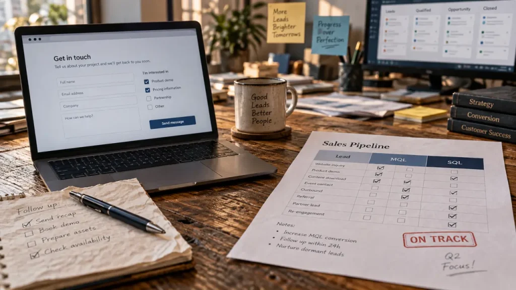 La lead generation prépare la vente en qualifiant les bons contacts
