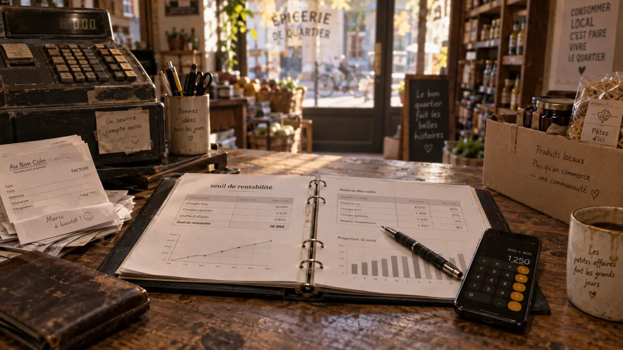 Ouvrir un commerce rentable : tableau de seuil de rentabilité en boutique