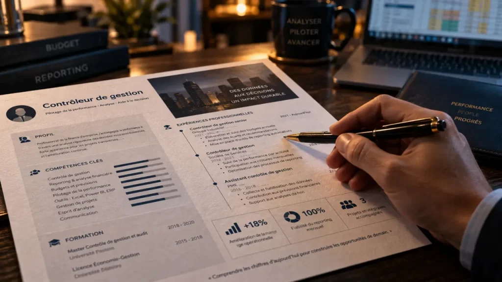 CV contrôleur de gestion : la rubrique compétences qui fait basculer l&rsquo;entretien