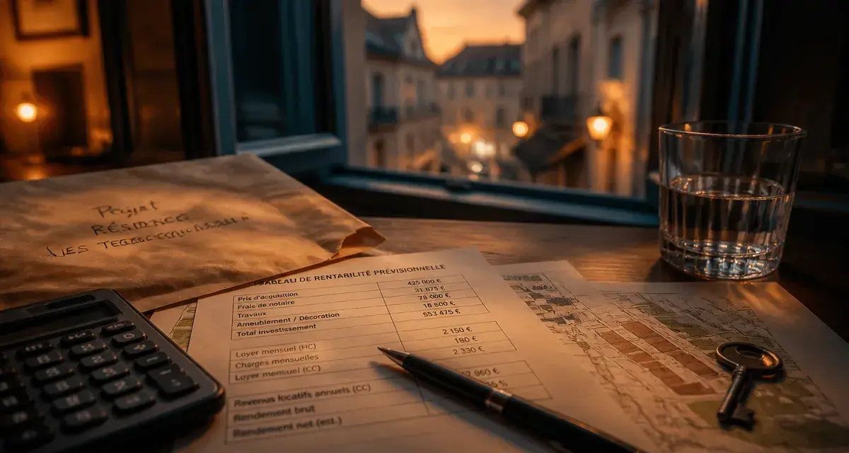 Investissement locatif Nice : rendement et patrimoine, bureau et calculs