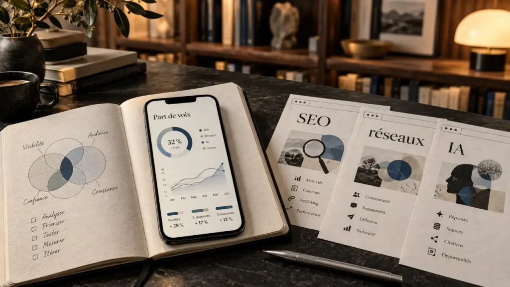 Outils mesure visibilité de marque : Google, Web et IA