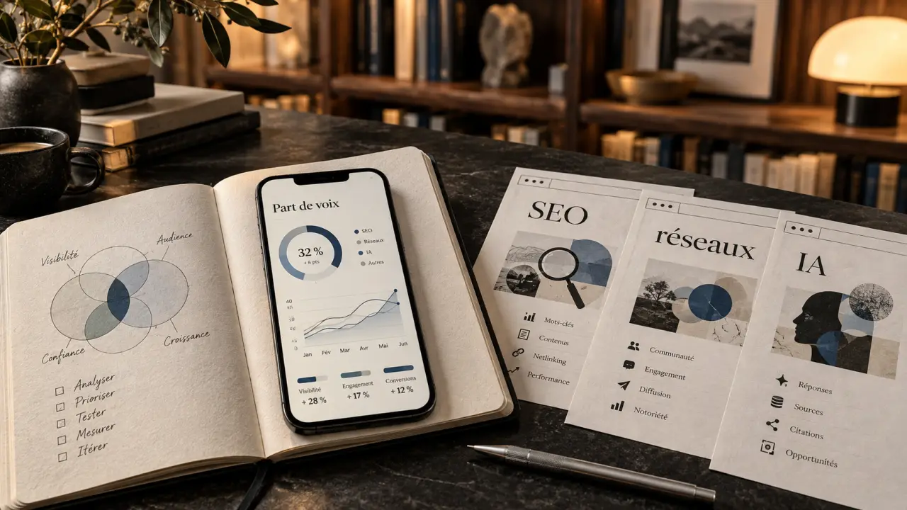 Outils mesure visibilité de marque : Google, Web et IA